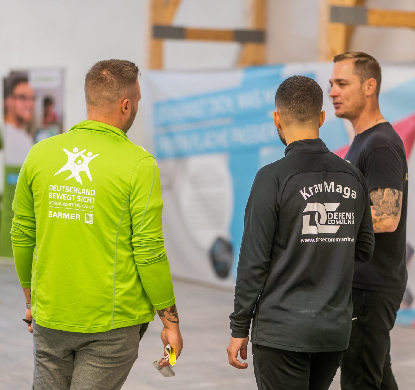 Übungsleiter-Team der D.C. Defense Community beim Krav-Maga- und Selbstverteidigungstraining in Dortmund